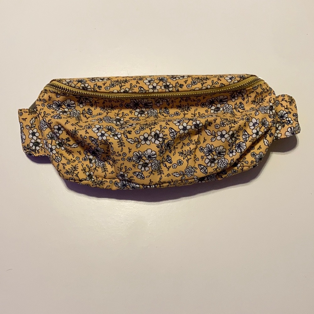 Yellow Floral Fanny Pack